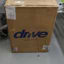 Drive Medical 10257RD-1 4 Wheel Rollator Walker With Seat, Steel Rolling Walker, Height Adjustable, 7.5" Wheels, Removable Back Support, 300 Pound Weight Capacity, Red