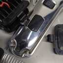 oneisall Dog Clippers for Grooming for Thick Heavy Coats/Low Noise Rechargeable Cordless Pet Shaver with Stainless Steel Blade/Waterproof Dog Shaver for Dogs Pets and Animals (Sliver) (Silver)