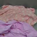 Bassinet Sheets Set 4 Pack for Baby Girl, Universal Fit for Oval, Hourglass and Rectangular Mattress, Pink