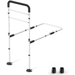 Vaun Medical  Bed Rails for Elderly Adults - Bed Safety Handle, Adjustable Height, Fits King, Queen, Full, Twin Bed