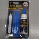 Fabric Glue, Liquid Stitch Fabric Glue for Clothing Permanent Washable for All Fabrics, Clothes, Patches, Denim, Flannel, Cotton, Polyester, Leather 2 oz.