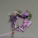 Purple Flower Crown - Traditional Round Rose Headband Elegant Headpiece Purple Flowers And Green Leaves Accessories Renaissance Festival Birthday Party Headband Wedding Shoot