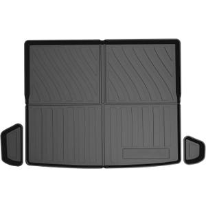 Mixsuper Custom Fit for Cargo Liner 2014-2022 Jeep Cherokee All Weather Trunk Liner Anti-Slip Durable Rear Cargo Floor Mat Black (Not for Jeep Grand Cherokee)