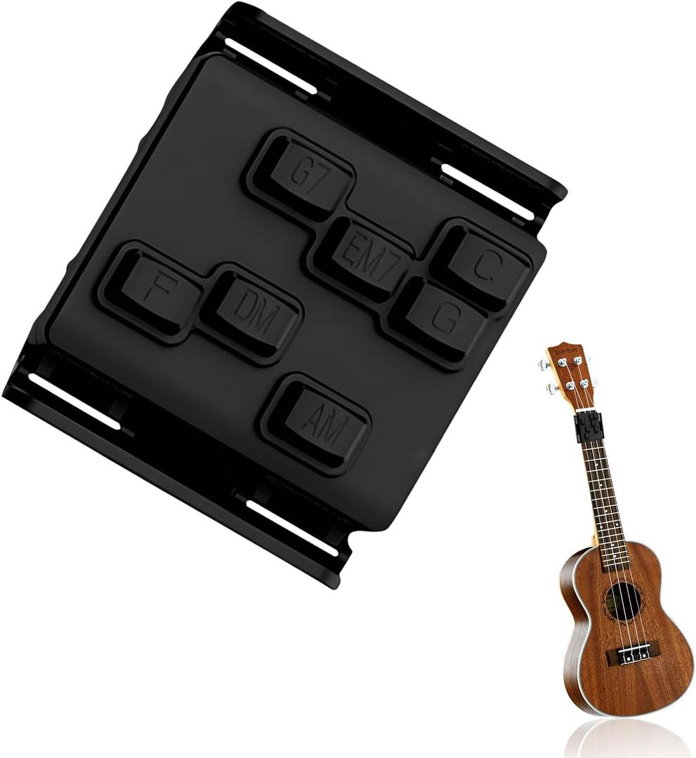 Ukulele Chord Presser, Guitar Chord Presser, Ukulele Practice Tool, Guitar Presser for Acoustic, Trainer, Assisted Learning Tools