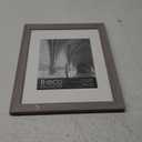 11x14 Picture Frame for Wall, 11 x 14 Photo Frames - Made of Solid Oak Wood & Tempered Real Glass, Rustic Wood 11 by 14 Frames for Home Decor, 11x14 Frame Matted to 8x10, Walnut Color, 1 Pack