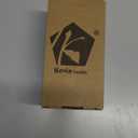 Kevin Textile Pack of 2 Decorative Outdoor Waterproof Pillow Covers Checkered Garden Cushion Sham Throw Pillowcase Shell for Patio Tent Couch 16x16 Inch Light Blue