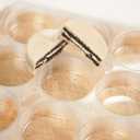Round Cookie Chocolate Mold, Covered Cookie Mold 5 Pack, 12 Cylinders Each, Chocolate Covered Round Cookies,Candy and Chocolate, and Even Soap Molds