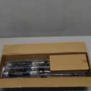 Black Curved Shower Curtain Rod,35-76 Inches Adjustable Length Curved Shower Rods Round Shower Curtain Rod Rust Proof Stainless Steel Curved Shower Rods For Bathroom