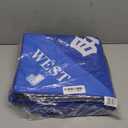 Mahjong Mat, 43.3 * 43.3 in Super Large Mahjong Mat, Non-Slip Noise Reduction Mahjong Mat Has an Innovative Storage Design, Suitable for Mahjong/Poker/Table Games and Other Table Games (Blue)