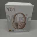 Wentronic Y01 Wireless Noise Canceling Headphones Bluetooth 5.3 Over Ear Headphones with Microphone, Hi-Res Audio, 48H Playtime, Foldable Comfortable Earpads,Compatible with iOS,Android,PC, Starlight