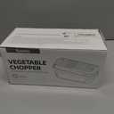 Vegetable Chopper,12-in-1 Multifunctional Food Chopper,Professional Onion Chopper with 7 Blades,Vegetable Cutter with Container for Salad,Potato,Carrot,and Garlic; Essential Kitchen Tool(Grey) (Gray)