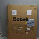 BABELIO Safety Gate Door Fits for Stairs, Narrow and Wide Doorways with Auto Close, Easy Install, No Drilling, Pressure Mounted for Baby, Child, Pets, Dog/Puppy, 26''-40'', White