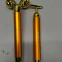 Face Massager Roller Golden 3D Roller Electric Facial Roller and T Shape Facial Roller Massager Kit Face Rollers