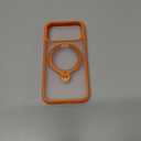 TORRAS Q3 Spin for iPhone 17 Pro Case, Patented 360 Magnetic Stand, Fit for MagSafe, Builtin Ring Holder Kickstand, Rugged MilGrade Protective Case for iPhone 17 Pro, Camera Control, Cosmic Orange