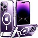 Magnetic Compatible with iPhone 14 Pro Max Case, [Built-in Invisible Kickstand][Compatible with MagSafe] [Military Grade Shockproof] Slim Thin Phone Case for iPhone 14 Pro Max 6.7"