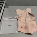 babaka Posture Corrector for Women, Invisible Lightweight Adjustable Back Brace for Upper and Lower Back Pain Relief, Hunchback, Hump, Scoliosis, Thoracic, Spine Corrector Under Clothes (Pink, Medium, Waist: 29''-35'')