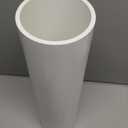 4 Inch PVC Pipe 17" Long White Sch40 Industrial PVC Pipes for Home DIY, Greenhouse, Garden, Farm, Workshop, Furniture Grade(4" x 17"L)