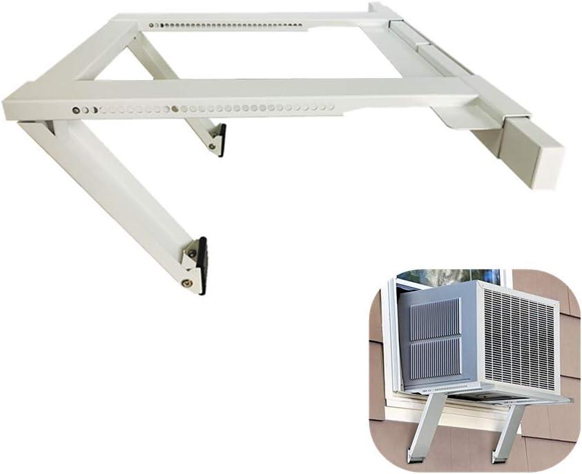 Air Conditioner Bracket,Air Conditioner Support Bracket,No Drilling and No Tools Required, Heavy Duty Steel Construction Holds Up to 200 lbs, with Installation Instruction Manual