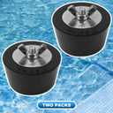 2 x Swimming Pool Winterizing Plugs 2" for Pool Drain with SS Screw, Stainless Steel Bolts, Rubber Pool Plugs(2 PCS)
