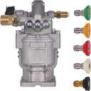 3/4" Shaft Horizontal Pressure Washer Pump - 2600-3000 PSI @ 2.5 GPM - Original Engineering OEM Pump for Honda Simpson Ryobi Etc Most Brand Gas Engine Power Washer