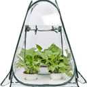 porayhut Pop Up Greenhouse Cover Flower House Mini Gardening Plant Flower Sunshine Room Room,Backyard PVC Greenhouse Cover for Cold Frost Protector Gardening Plants