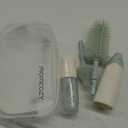 Momcozy Bottle Brush Kit, Innovative Push-Press Design for Better Cleaning - Baby Bottle Cleaner Brush for Baby Bottle, Breast Pumps, Nipples, and More - Can Generate Foam for Better Cleaning, Green (Press Bubble Style)