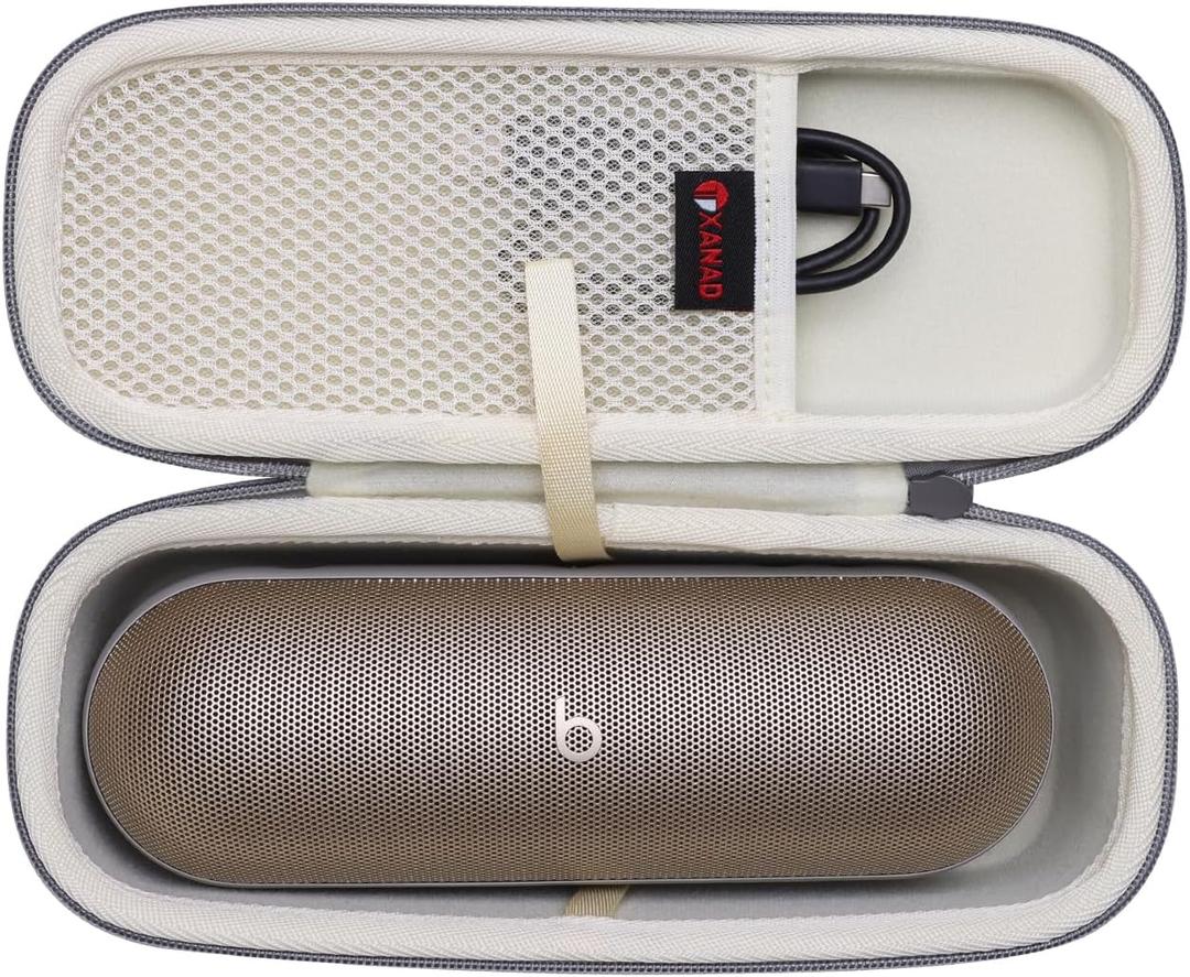 XANAD Hard Case for Beats Pill + Plus Portable Speaker (Grey)