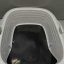 Arm & Hammer Rimmed Cat Litter Box with High Sides and Microban, Made in USA