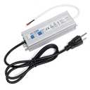 12V LED Power Supply Driver 60W 5A with US Standard 3-Prong Plug by BlueStars - AC 100-240V to 12V DC Constant Voltage Transformer IP67 Waterproof for LED Strip Lights Indoor & Outdoor