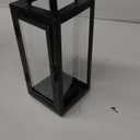 Vintage Style Outdoor Horse Lantern Decorative Outdoor Lights Portable Led Glass Wrought Iron Wind Lamp Perfect for Decor Patio Halloween