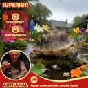 Sunthus Turtle Tortoise Sculptures Garden Statues Yard Art Resin Decorations Outdoor Garden Decor,  Size: Dimensions Approx. 6.7"Wx4.3"Dx3.3"H.