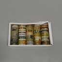 36 Rolls Vintage Washi Tape Pack Retro Arts Adhesive Tapes Wide Chronicle Decorative Masking Tape Sets for Craft, Kids, Scrapbook, DIY, Gift Wrapping (Duke Jorge)