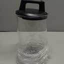 KIVY Vacuum Seal Coffee Canister (Glass) - Coffee Canister with Airtight Lid - Airtight Coffee Jar - Air Tight Coffee Container - Vacuum Storage