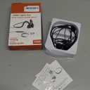 USB Headset with Mic for PC-Laptop,Open Ear Headphones Design for Long Wear, Computer Headset with Call Noise Reduction Premium Stereo Sound for Call Center, MS Teams, Skype, Webinars and More (Black)