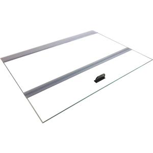 H2Pro Glass Canopy 2 Piece Set for Aqueon & All Glass only 75/90/110 Gallon 48x18 Aquarium Fish Tank (Each Piece Measure 22.08 x 16.57 x 0.16in)