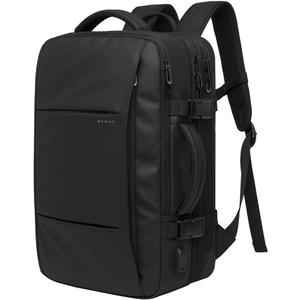Petfu Travel Backpack Business Anti-Theft Laptop Rucksack Fits 15.6 inch with USB Charging Port Water-Proof College High School Bags for Men Women, Black