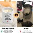 Christmas Mom Gifts from Daughter Son, 10OZ Birthday Gift for Mother Mama Bonus Stepmom New Mom Mother in Law Best Moms Ever Present Stocking Stuffers Lavender Scented Candle My Favorite Child Gave Me