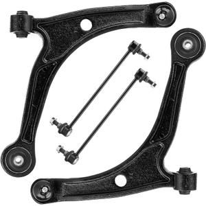 Front Lower Control Arms w/Ball Joints Sway Bar End Links-Driver and Passenger Side Suspension Kits for 2006 Acura MDX, 2006-2008 Honda Pilot K621349 K621350 (4pc)