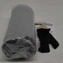 CYMULA Camping Cot Mattress 2in Memory Foam Sleeping Pad,Soft Warm Non-Slip Camping Mattress Topper with Retaining for Adults,Portable Roll up Pad for Travel(75 x30)only Mattress (Grey)