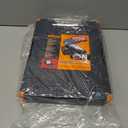 Dexas Duo Clipcase, Double Sided Clipboard Design, Portable Clipboards 13”x10” Gray/Orange, Combine Style and Functionality Office Supplies for Nursing, School, Work, Trades, Home Office