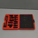 BLACKROBOT 1/4" Drive Universal Impact Socket Set, 16-Pieces Swivel Socket Set, Metric(5-15mm) Flexible Wobble Socket Set, 2", 6" Extension Bars, Socket Adapter, 6 Point, CR-MO