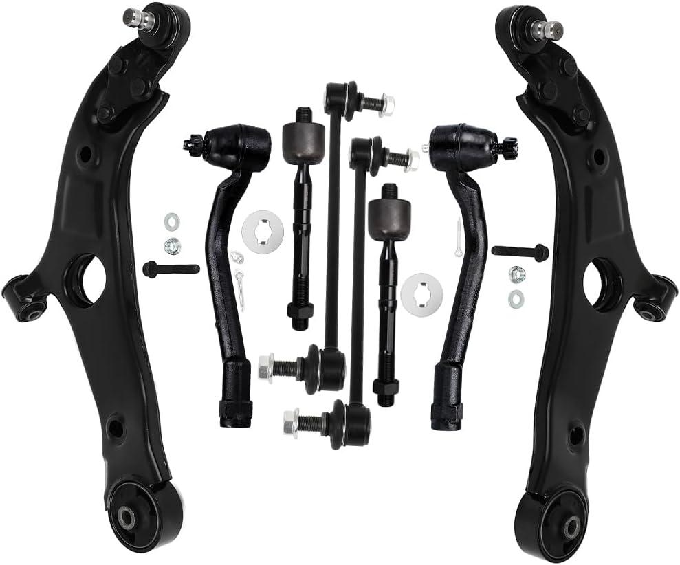 Front Lower Control Arm w/Ball Joint Tie Rod Sway Bar for Hyundai, for Kia