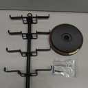 Mkono 360° Rotating Sunglasses Organizer Metal Eyeglass Holder Stand Sunglass Storage Display Eyeglasses Rack for up to 10 Pairs of Eyewear Glasses for Table Dresser Desk Countertop Bedroom, Black