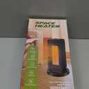 Space Heater, 70 Portable Electric Oscillating Heaters for Indoor Use, 1200W Upgraded PTC Ceramic Heater, Small Heater for Bedroom, Desktop, Office and Indoors