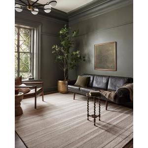 Loloi Magnolia Home by Joanna Gaines Rae Collection RAE-03 Clay/Ivory 2'-3" x 3'-9" Accent Rug