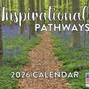 Nature Pathways Inspirational Calendar 2026 Quotes Monthly Wall Calender 12 Month | American Made In The USA
