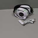 Wireless Gaming Headset with Noise Canceling Microphone for PC, PS5, PS4, Switch, Mac, 2.4 GHz Wireless & Bluetooth 5.4 Gaming Headphones, Cool RGB Lighting, 50Hr Battery, 50mm Drivers(White Black) Plus-Wireless