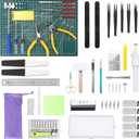 Fippy 101PCS Gundam Model Tools Kit, Hobby Building Tools Kit for Gundam Basic Model Assembling, Building and Repairing, Set C