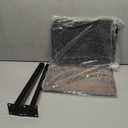 Side Table Sofa Tray for Couch Heavy Metal Base Swivel/ Adjustable Height, Sofa Bed Bathroom Study TV Tray C Shaped End Table Food Snack Trays for Eating