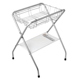 Primo Folding Bath Stand, Silver Gray